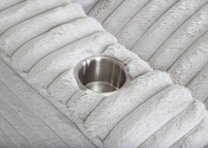 Nestle Recliner With Dual Cupholders And Charging Ports