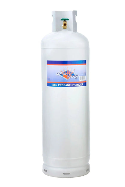 100 lb Steel Propane Cylinder POL Valve (Ships Empty)