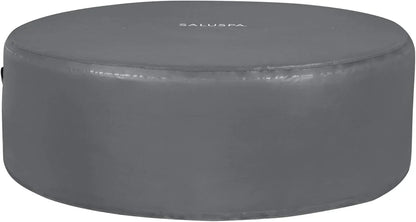 Inflatable Hot Tub Spa (71" x 26") | Portable Hot Tub with 2 Covers (1 Energy-Efficient Thermal Cover and 1 Standard Cover) | Fits Up to 2-4 Persons | Black
