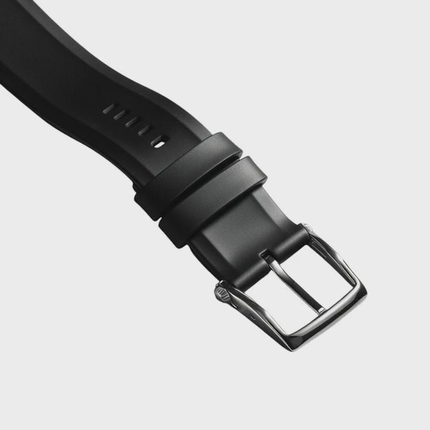 KOVNG Ultra-Durable Silicone Diving Watch Strap - 22mm High-Tensile Band with Stainless Steel Buckle, Waterproof and Dust-Repellent